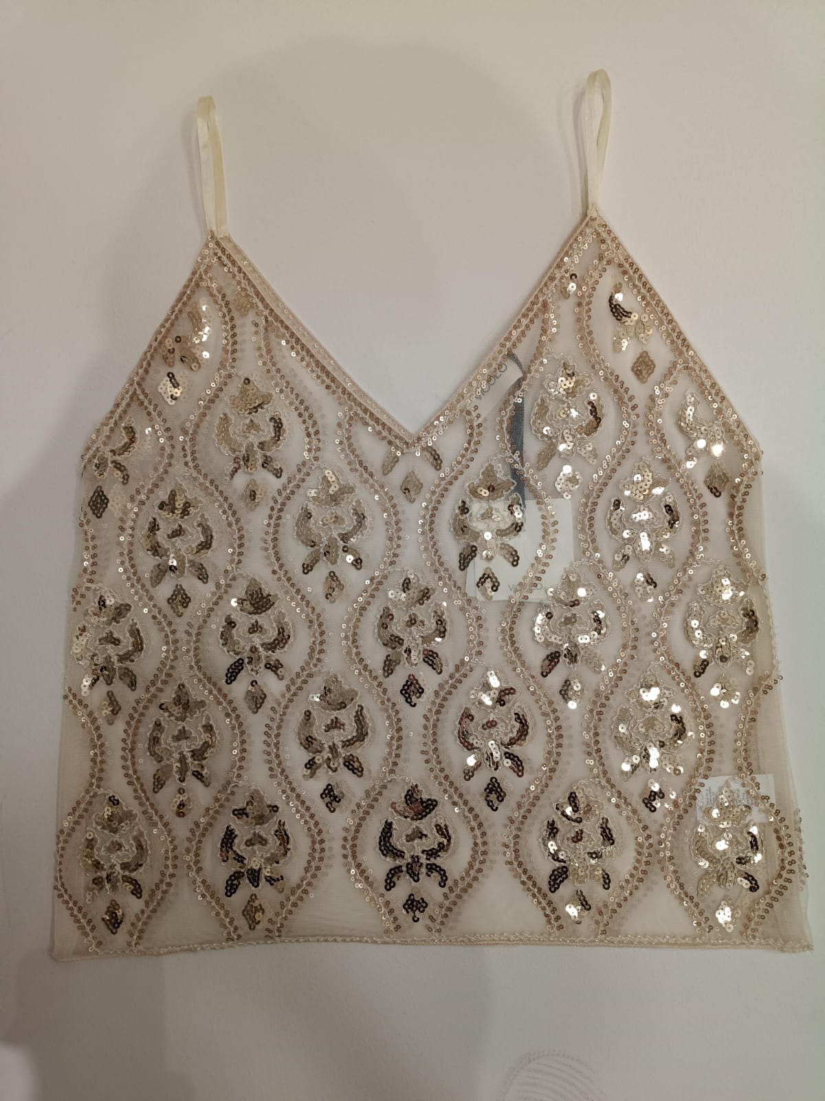 VICOLO -TOP PAILLETTES