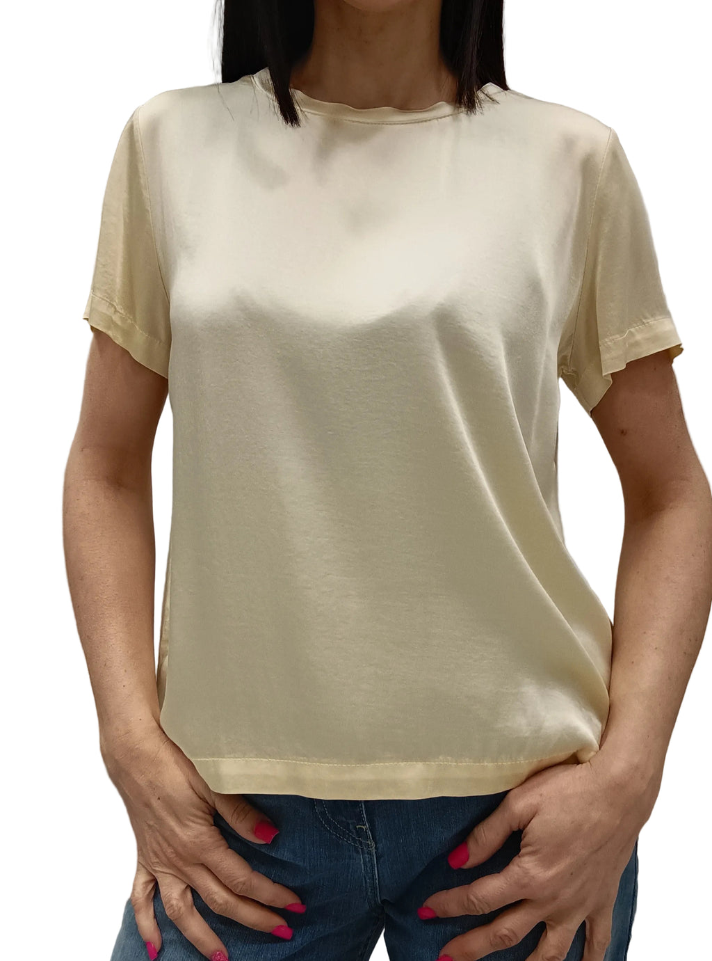 VICOLO-T SHIRT SATIN