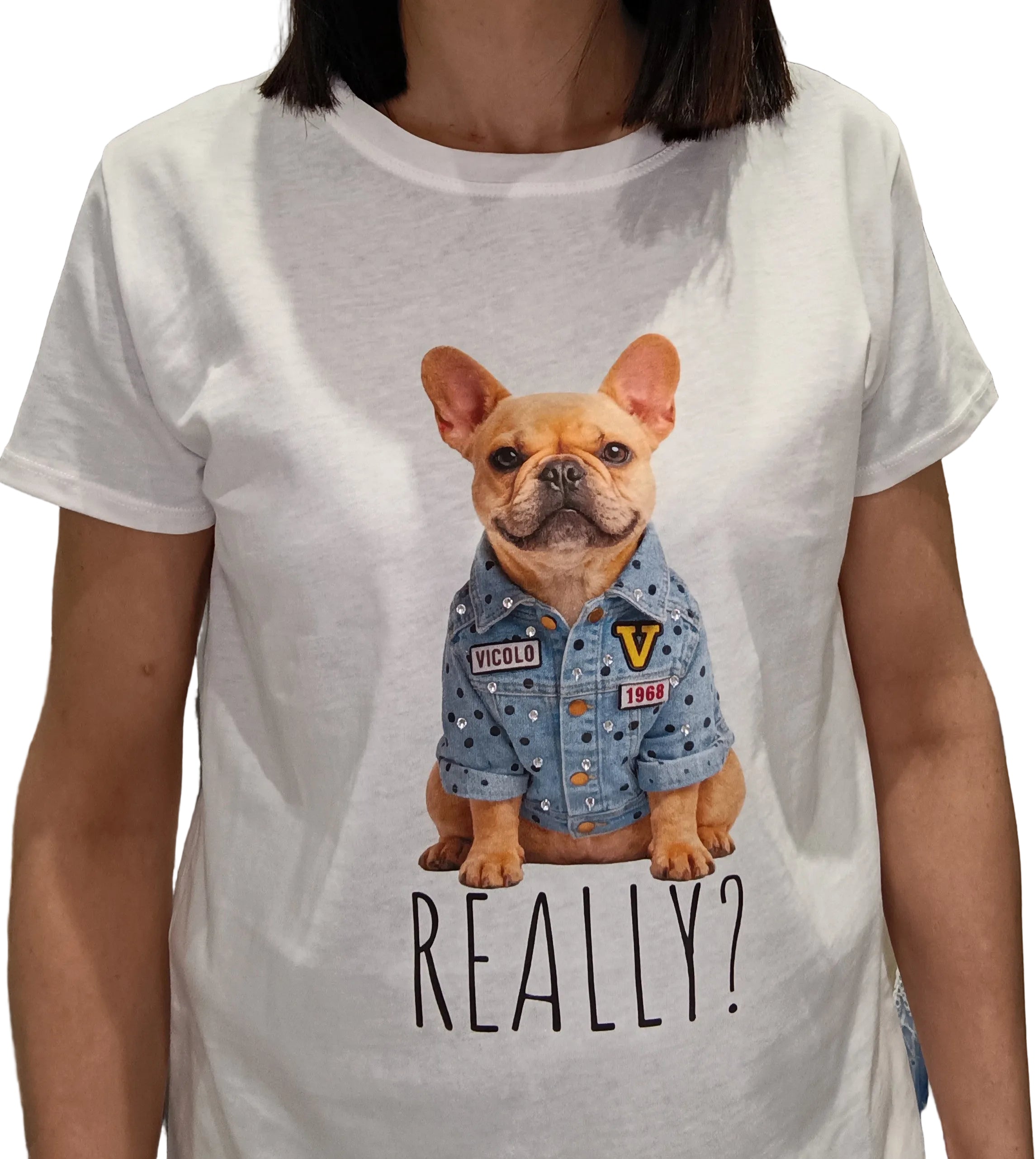 VICOLO-T SHIRT "REALLY?"