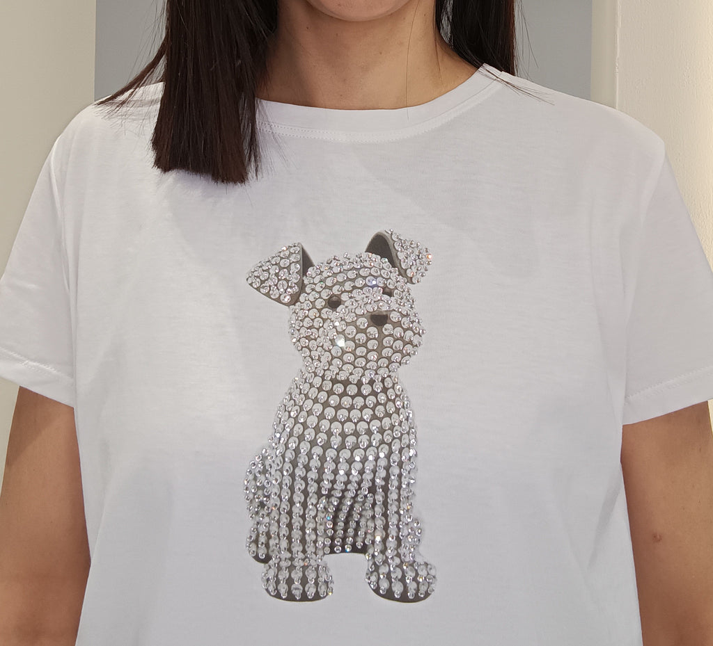VICOLO -T SHIRT SWAROVSKI