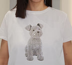VICOLO -T SHIRT SWAROVSKI