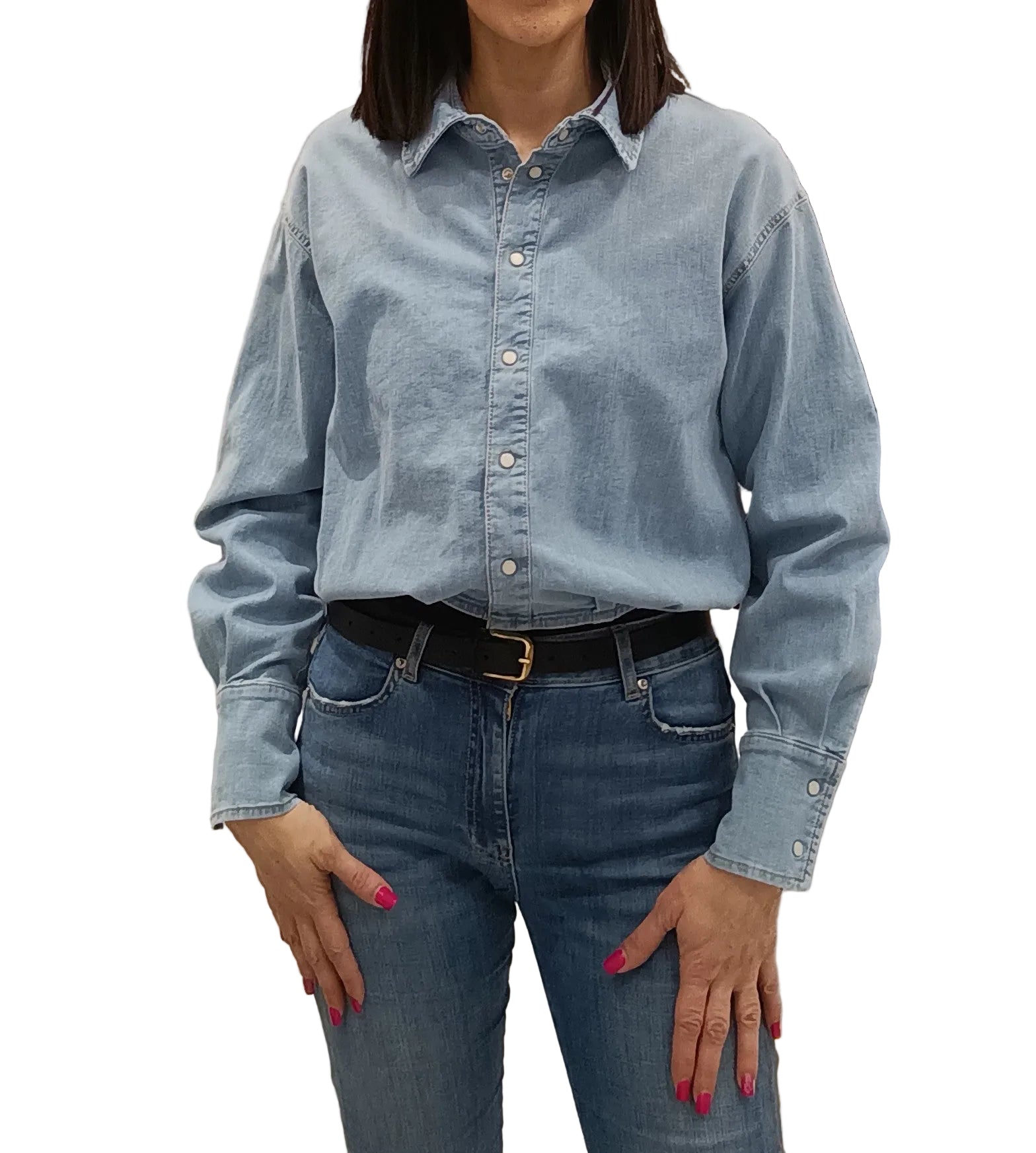 VICOLO -CAMICIA JEANS
