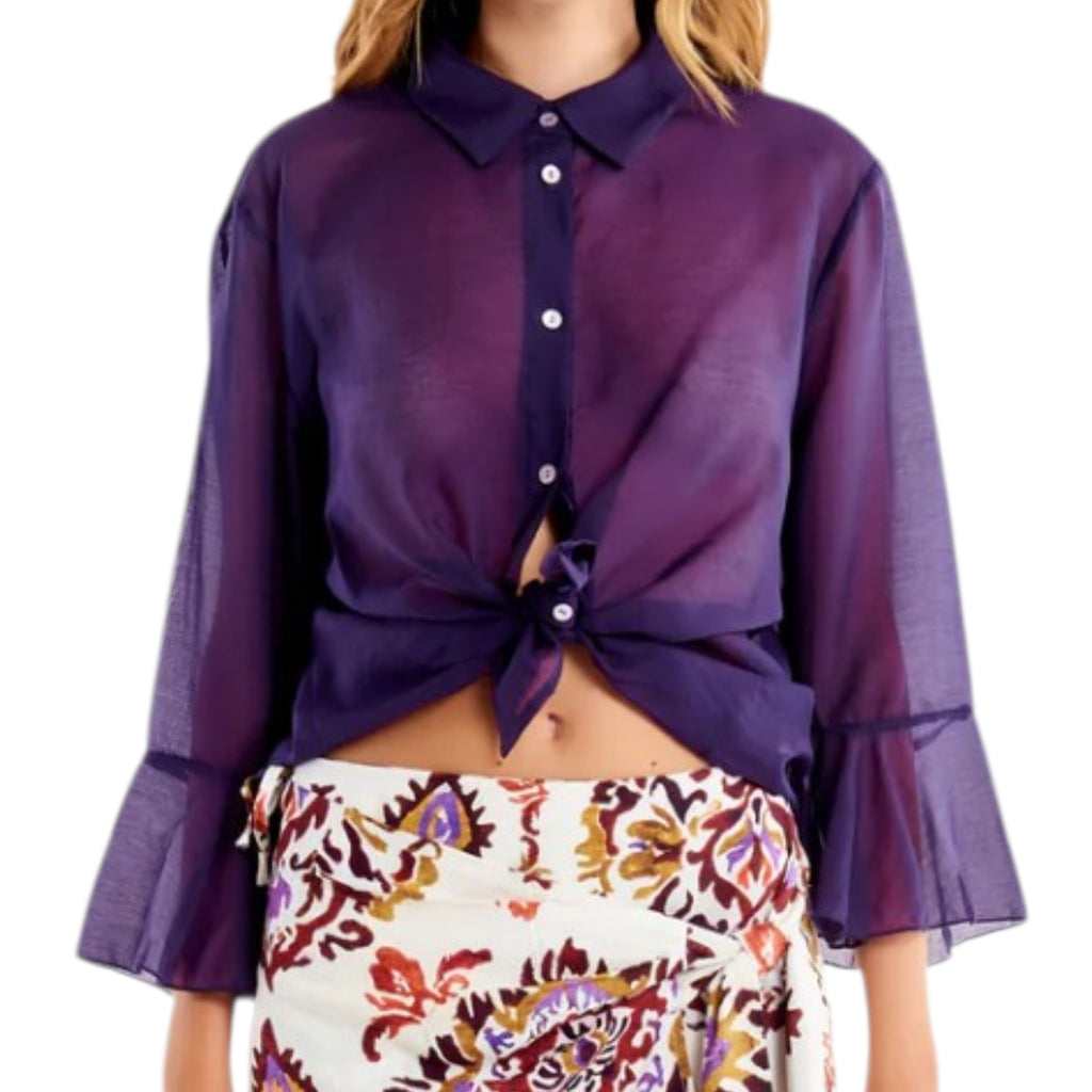 VICOLO -CAMICIA MANICA AMPIA