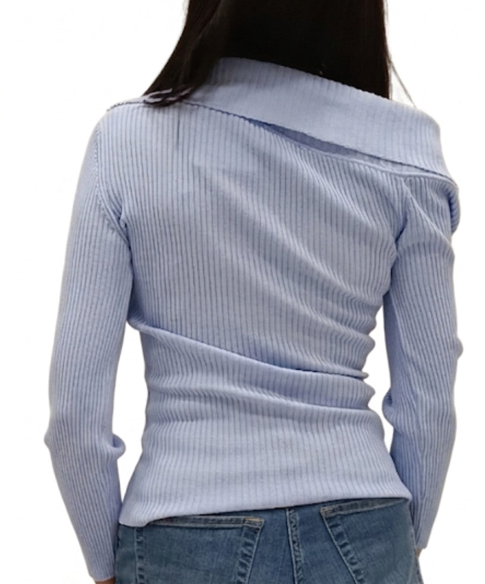 VICOLO-MAGLIA SCOLLO ASIMMETRICO