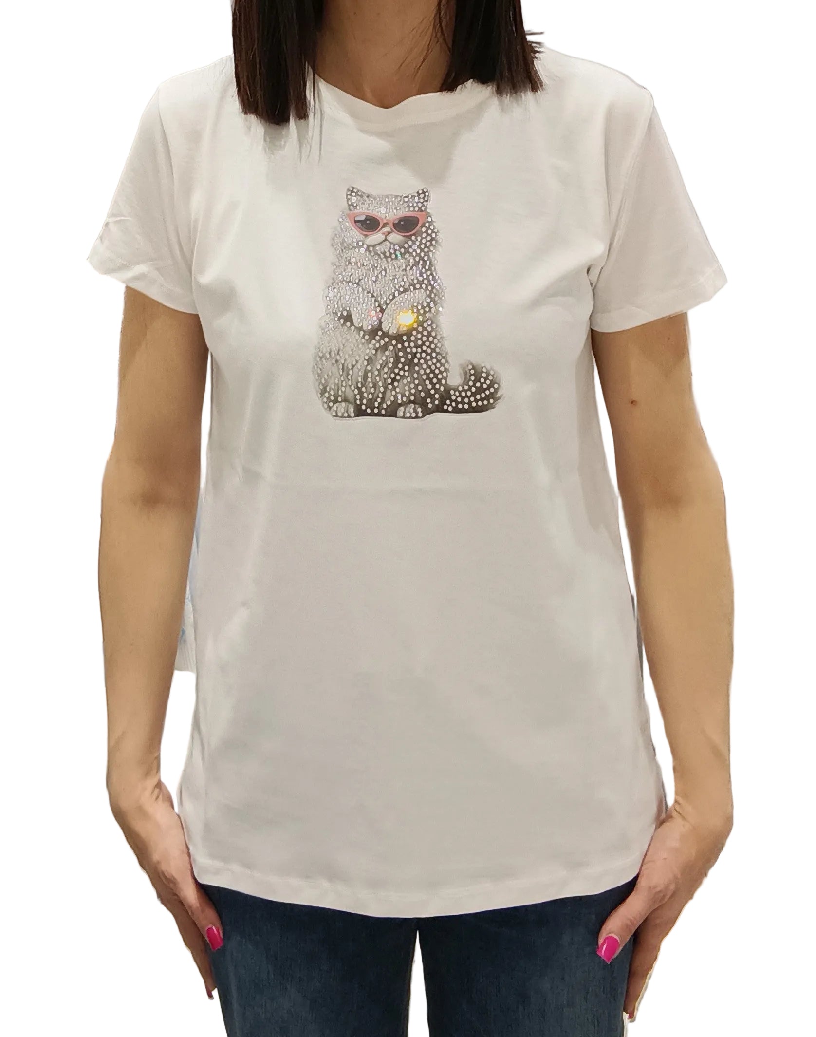VICOLO-T SHIRT SWAROVSKI