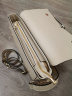 BORSA MEZZALUNA IN PELLE