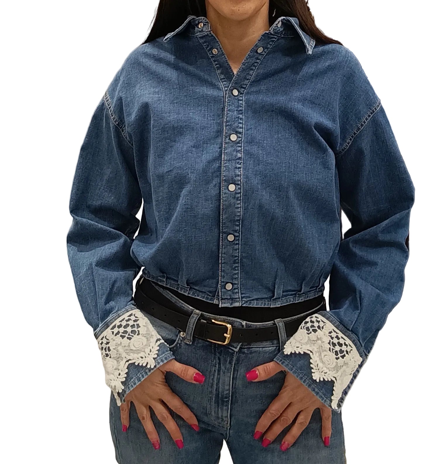 VICOLO-CAMICIA JEANS