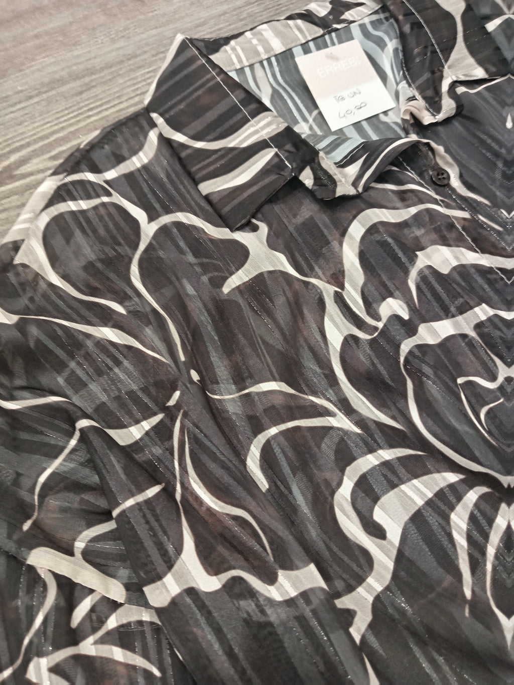 ERREBI -CAMICIA FILO LUREX