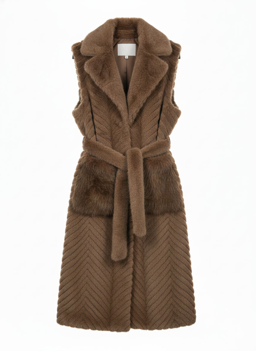 ERREBI-GILET ECOPELICCIA