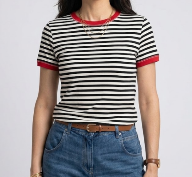 VICOLO-T SHIRT A RIGHE