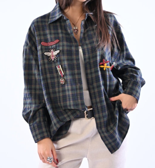 ERREBI -CAMICIA SPILLE