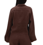 VICOLO-CAMICIA IN CUPRO