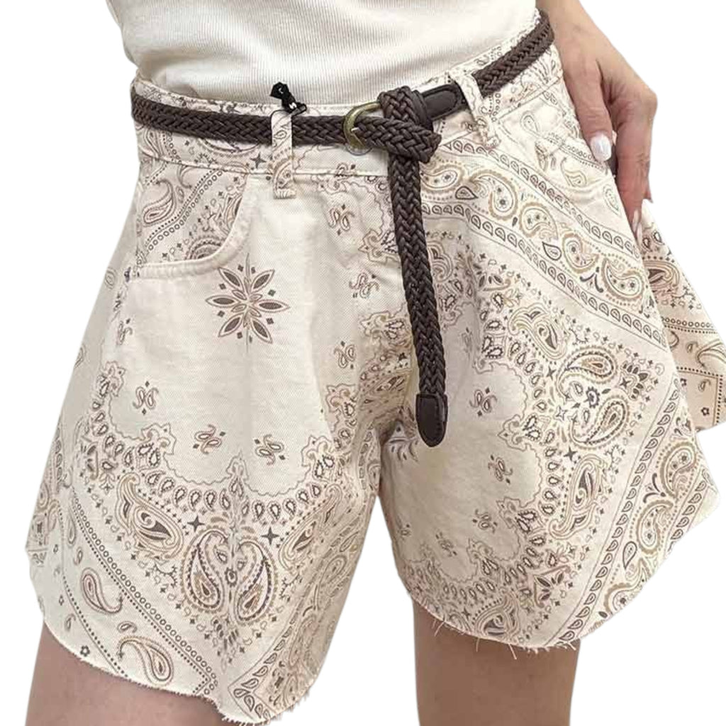 HAVEONE-SHORTS FARFALLA A BANDANA