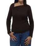 HAVEONE-MAGLIA CON PINCE SCOLLO
