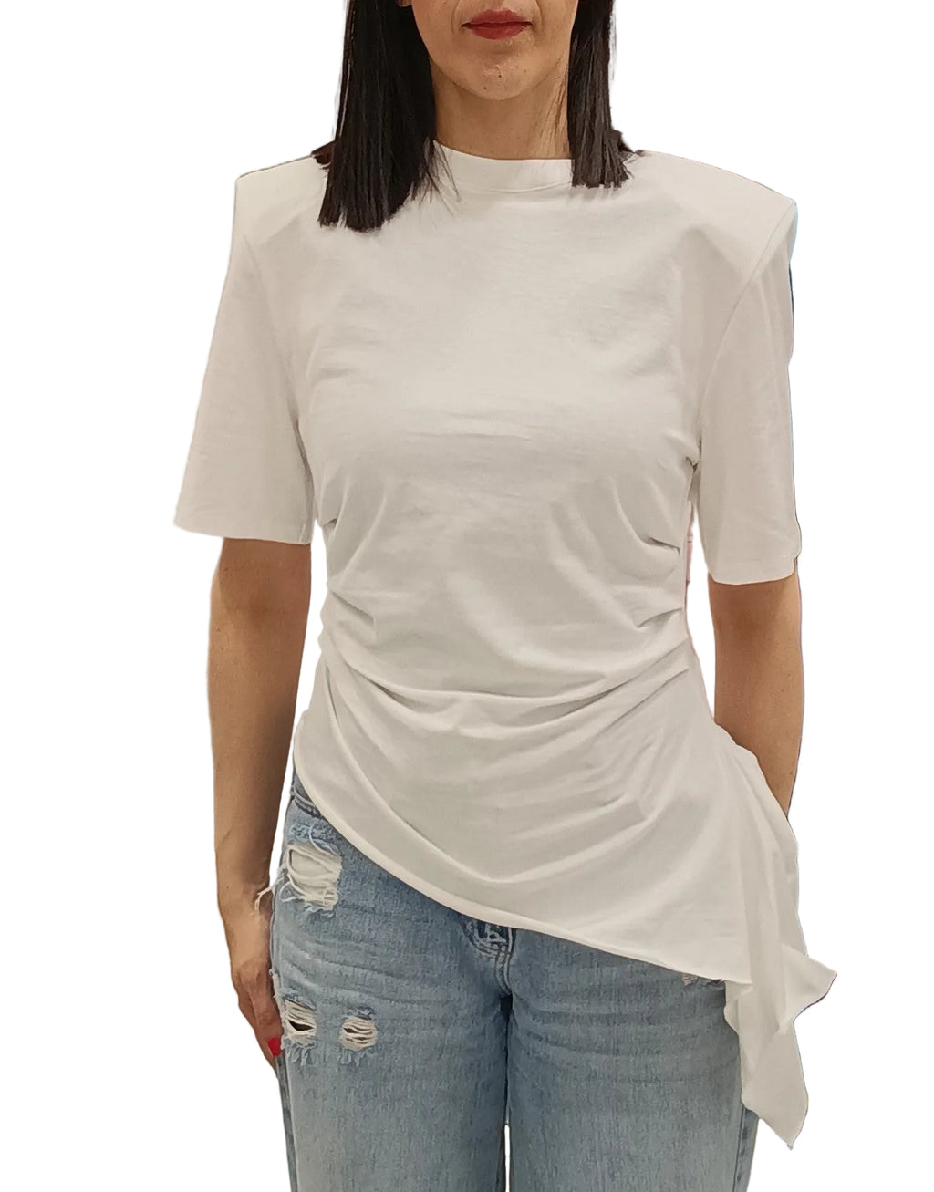 VICOLO-T SHIRT ASIMMETRICA