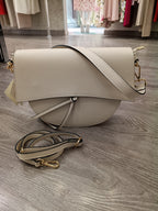 BORSA MEZZALUNA IN PELLE