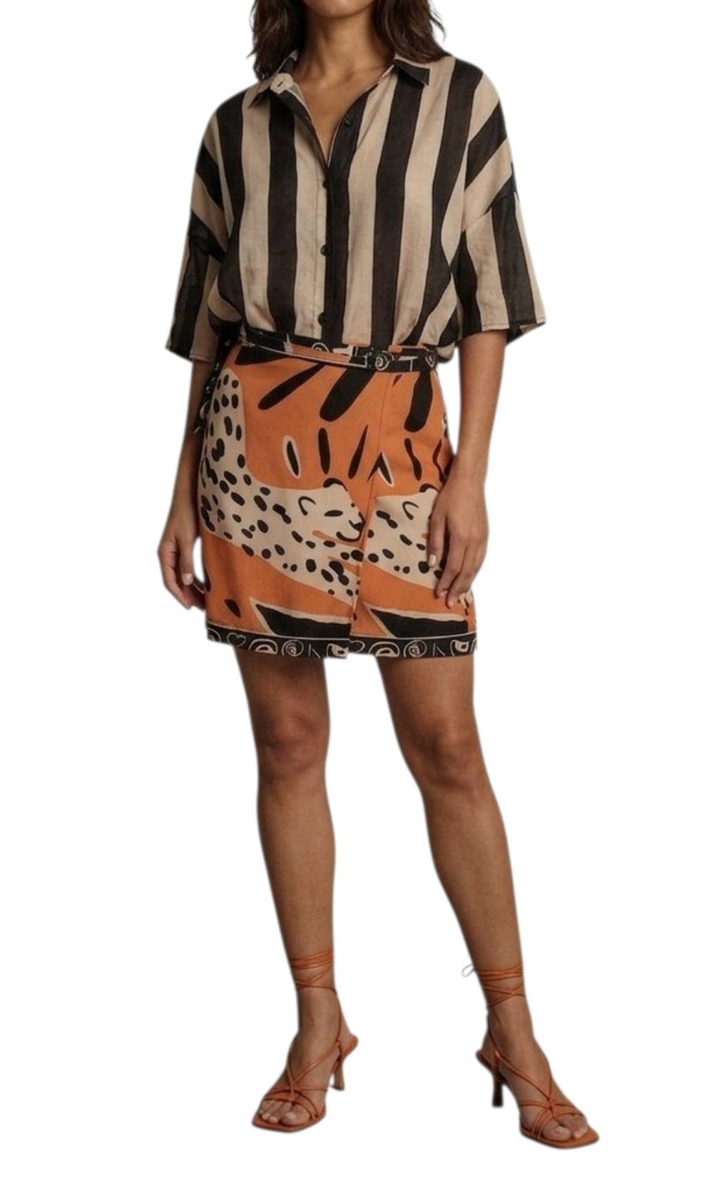VICOLO-COORDINATO CAMICIA RIGA +GONNA