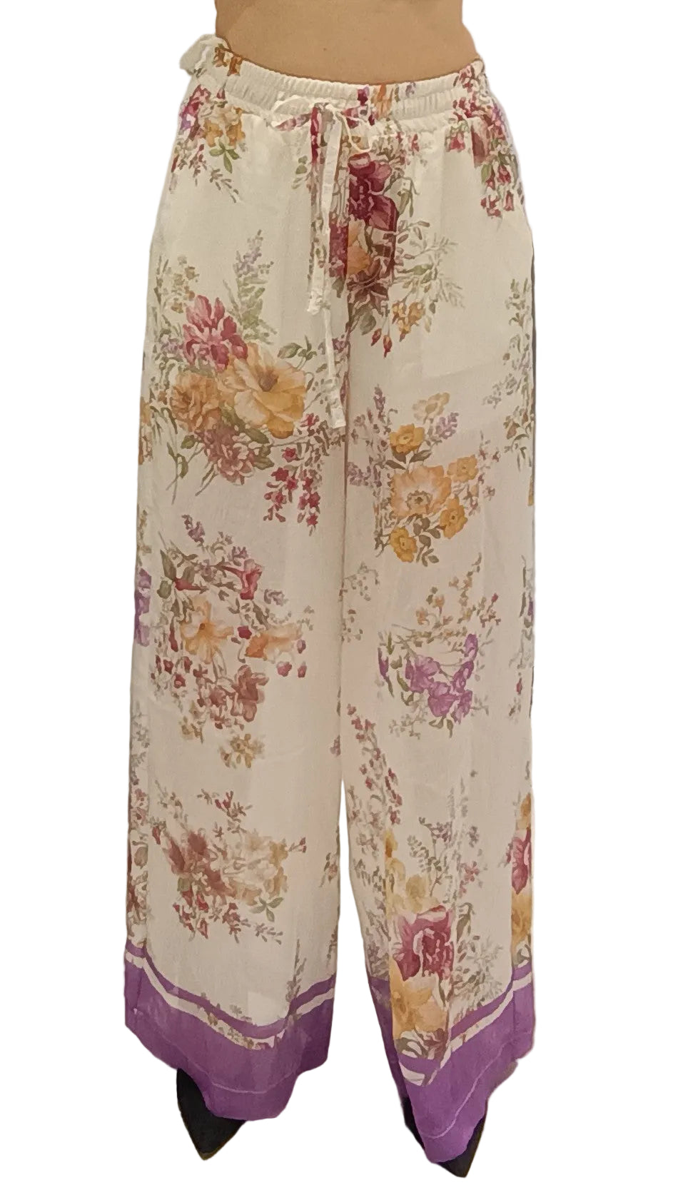 VICOLO-PANTALONE FLOREALE