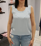 VICOLO-TOP SATIN SMANICATO