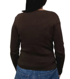 HAVEONE-MAGLIA CON PINCE SCOLLO