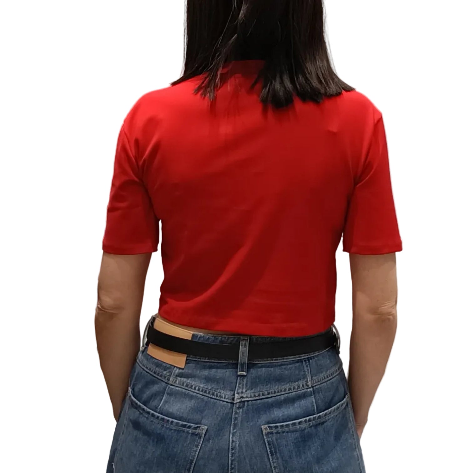 VICOLO-T SHIRT CROP CON ANELLO