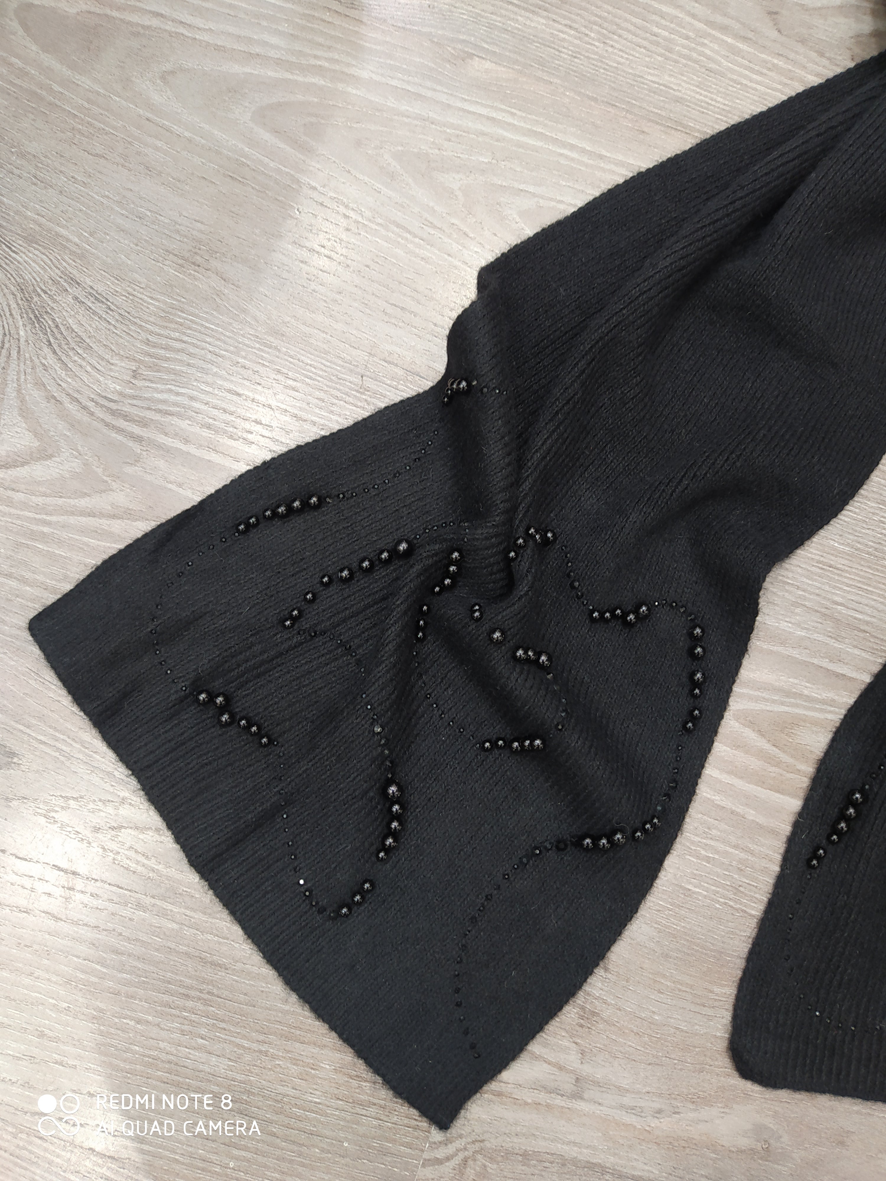 ERREBI-SCIARPA PERLE E SWAROVSKI