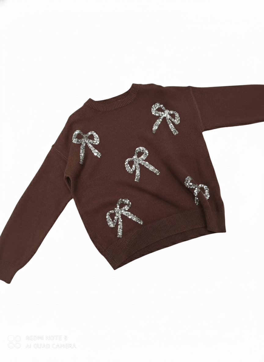 ERREBI-MAGLIA FIOCCHI PAILLETTES