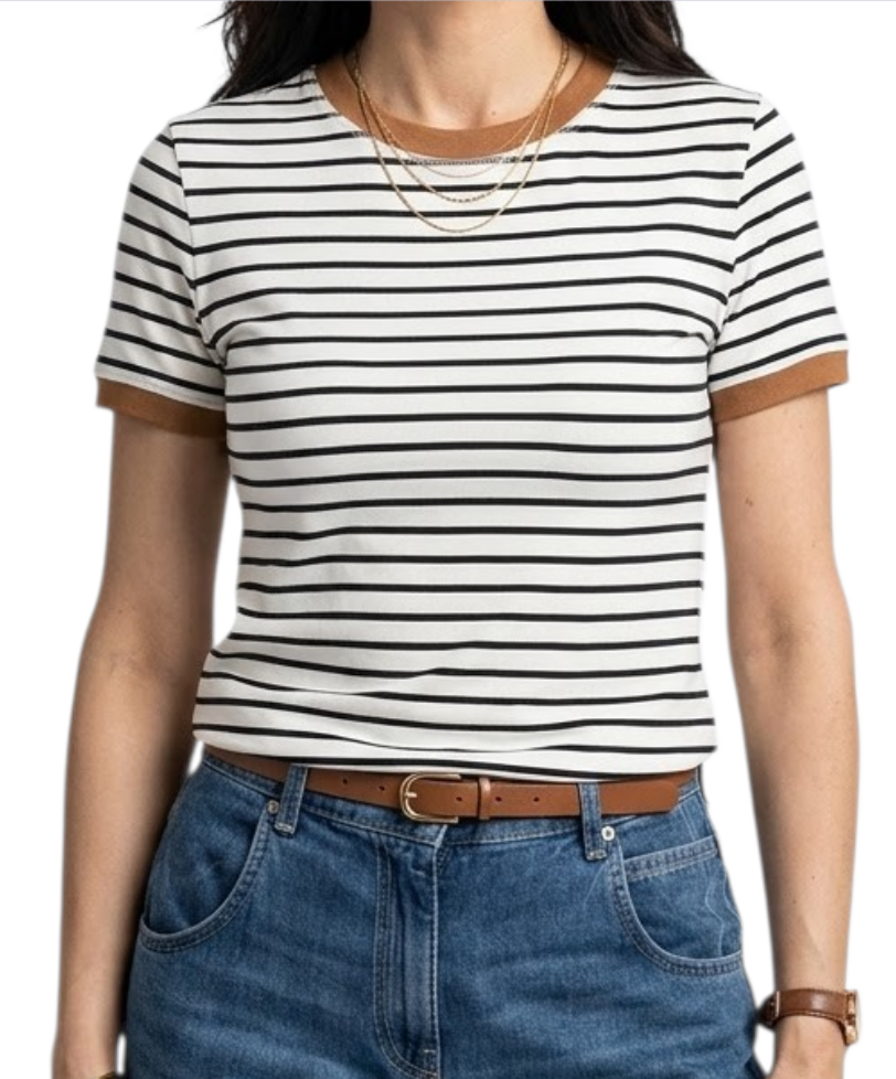 VICOLO-T SHIRT A RIGHE