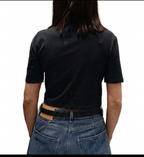 VICOLO-T SHIRT CROP CON ANELLO