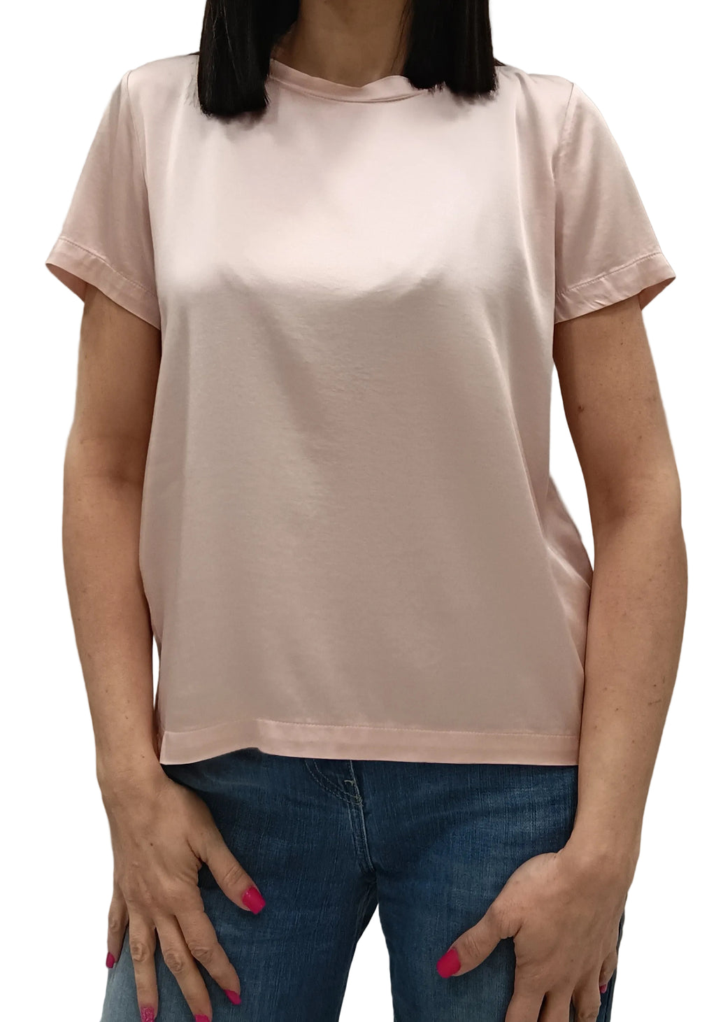 VICOLO-T SHIRT SATIN