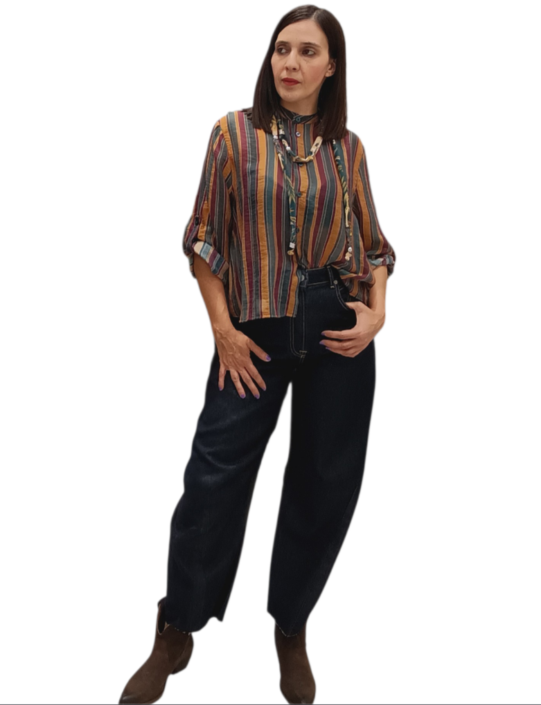 HAVEONE-CAMICIA A RIGHE CAPSULE NOMAD