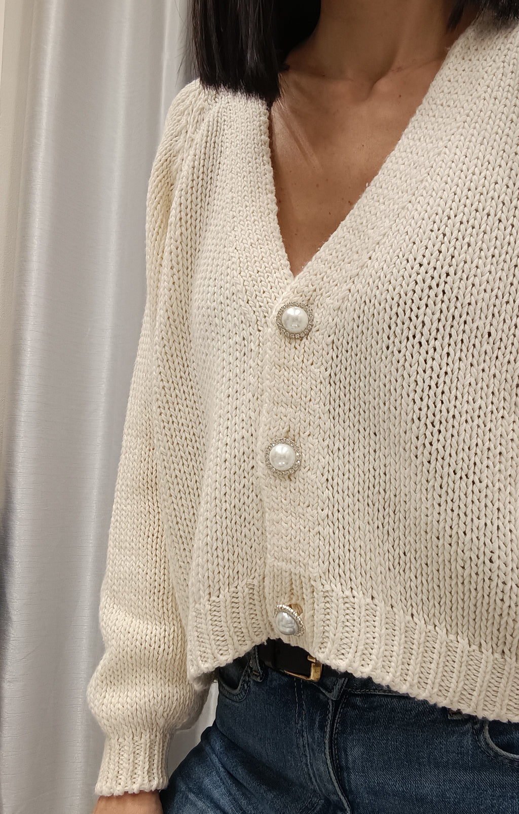 HAVEONE -CARDIGAN GIOIELLO