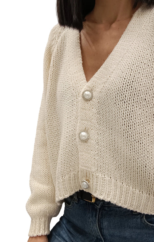 HAVEONE -CARDIGAN GIOIELLO