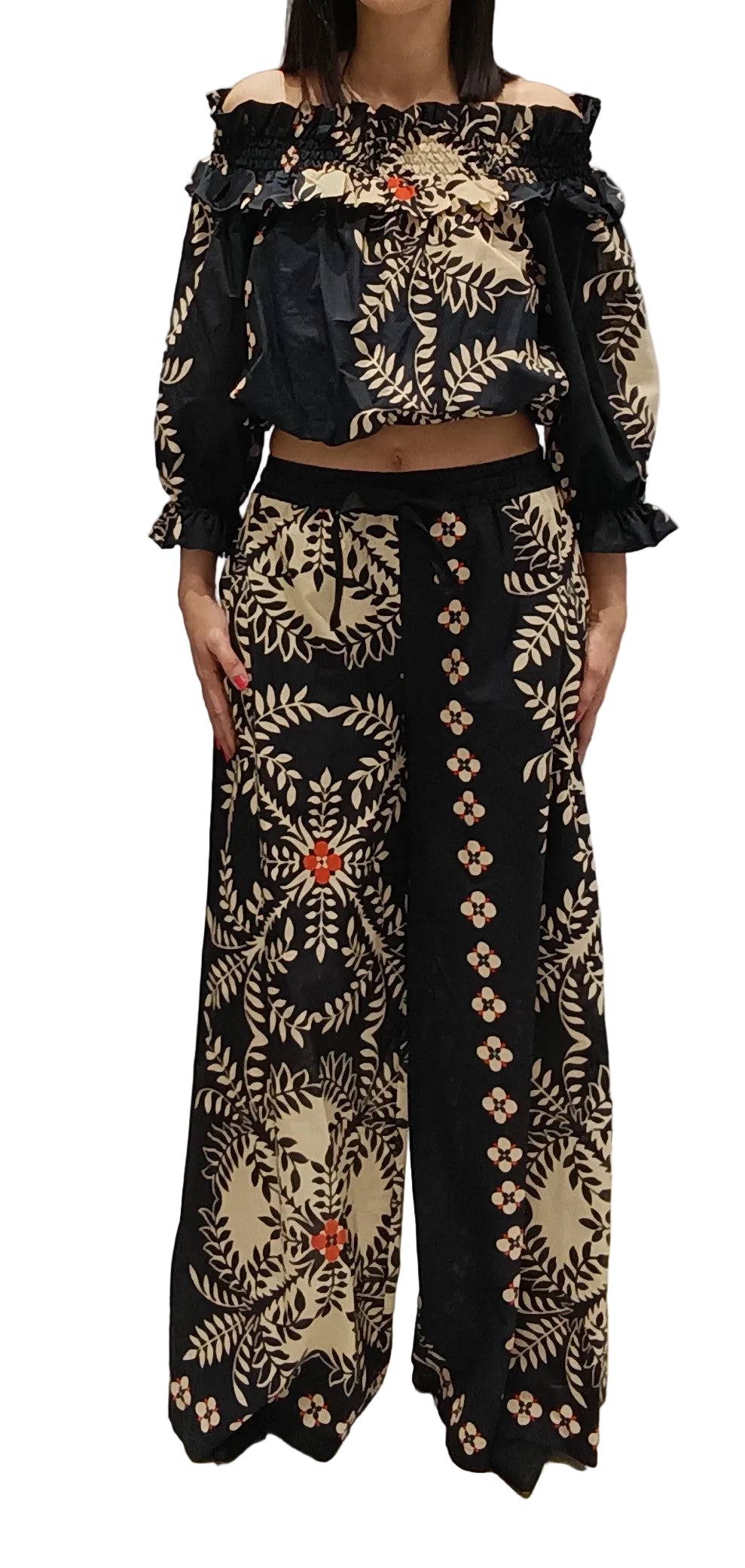 VICOLO-PANTALONE PALAZZO IN FANTASIA