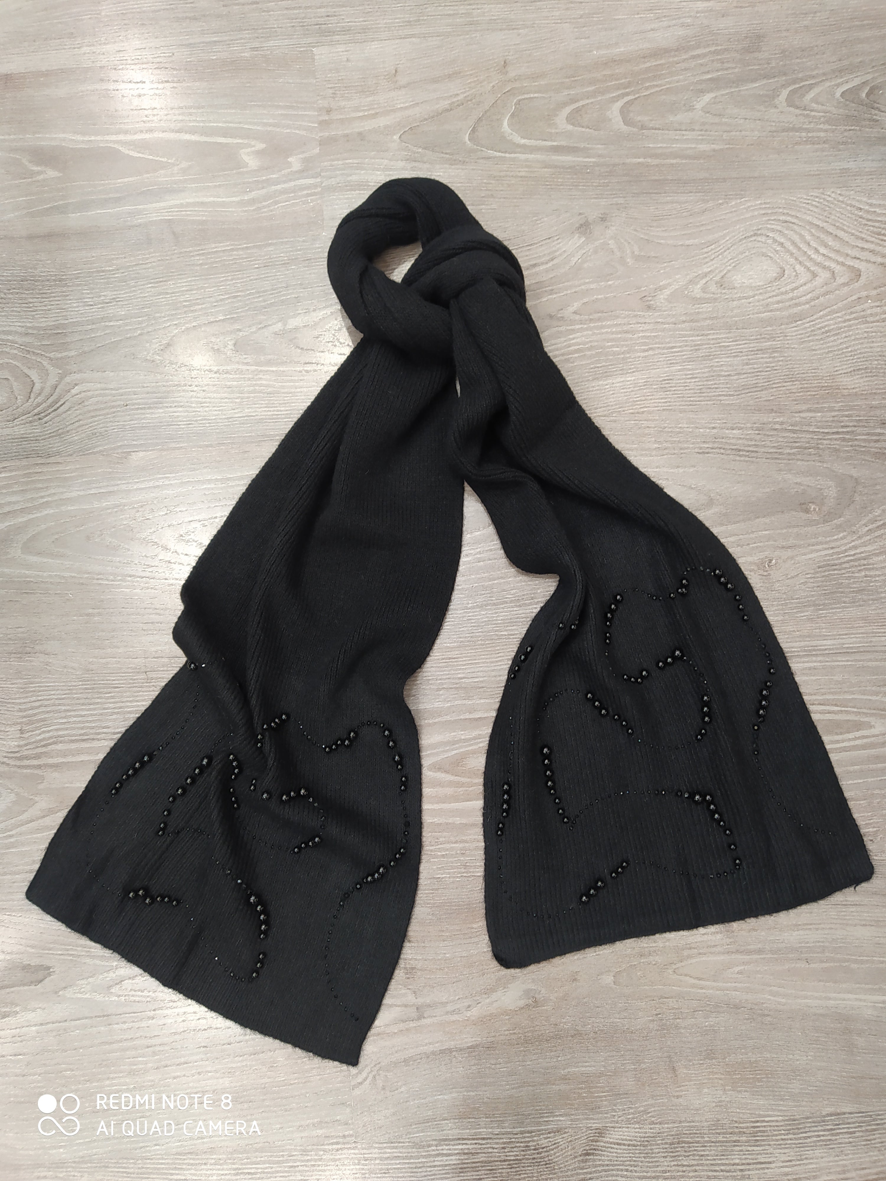 ERREBI-SCIARPA PERLE E SWAROVSKI