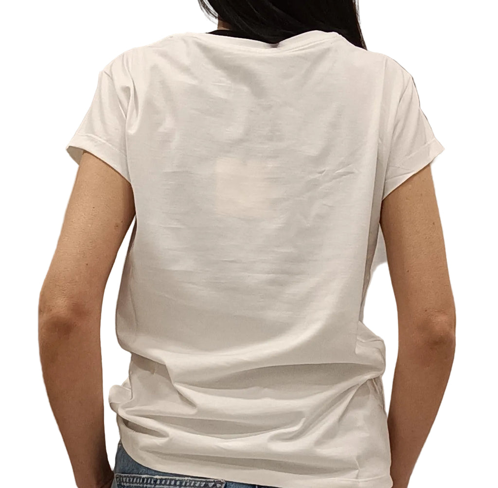 VICOLO-T SHIRT"YES GIRL YOU CAM"