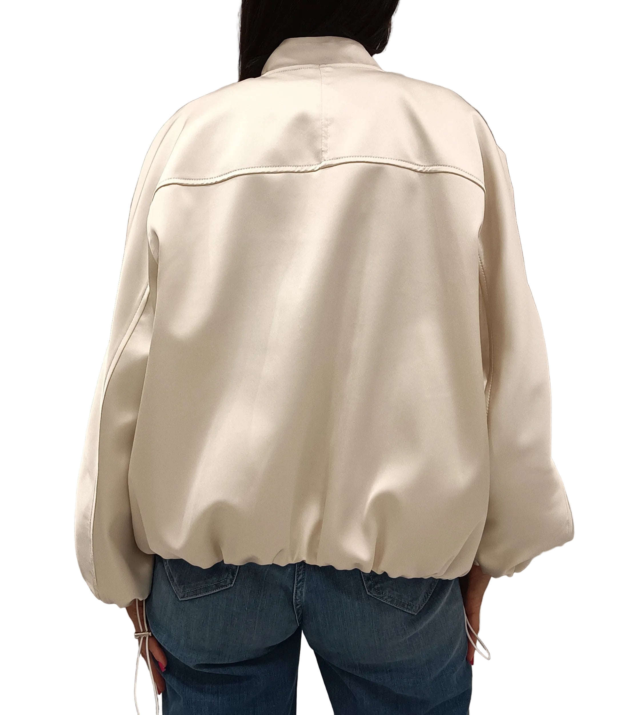 VICOLO-BOMBER SATIN