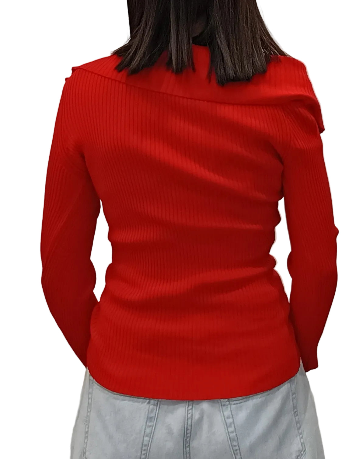 VICOLO-MAGLIA SCOLLO ASIMMETRICO