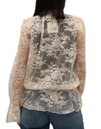 VICOLO-CAMICIA IN PIZZO CON NAPPINE